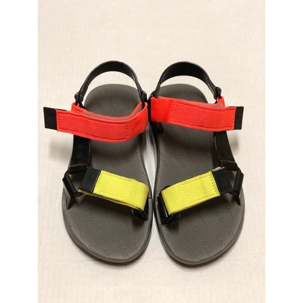 Melissa - Womens Papete + Rider Sandal in Charcoal Size 7.0 US